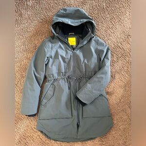 Lole Women's Hooded Parka Jacket in Slate Green